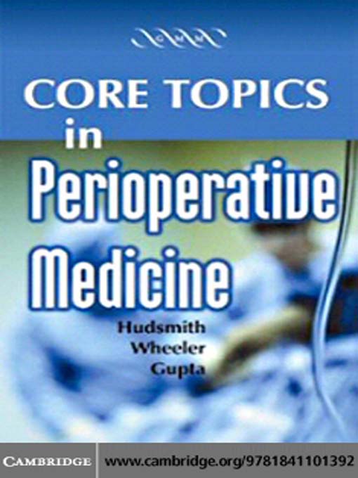 Core Topics in Perioperative Medicine[eBook]